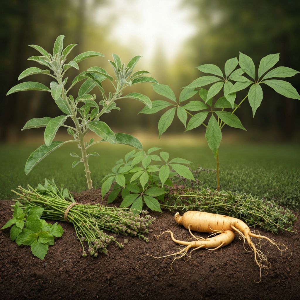 Natural medicinal herbs and botanicals